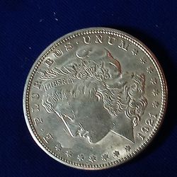 1921 Morgan Silver Dollar Us Coin BU Choice