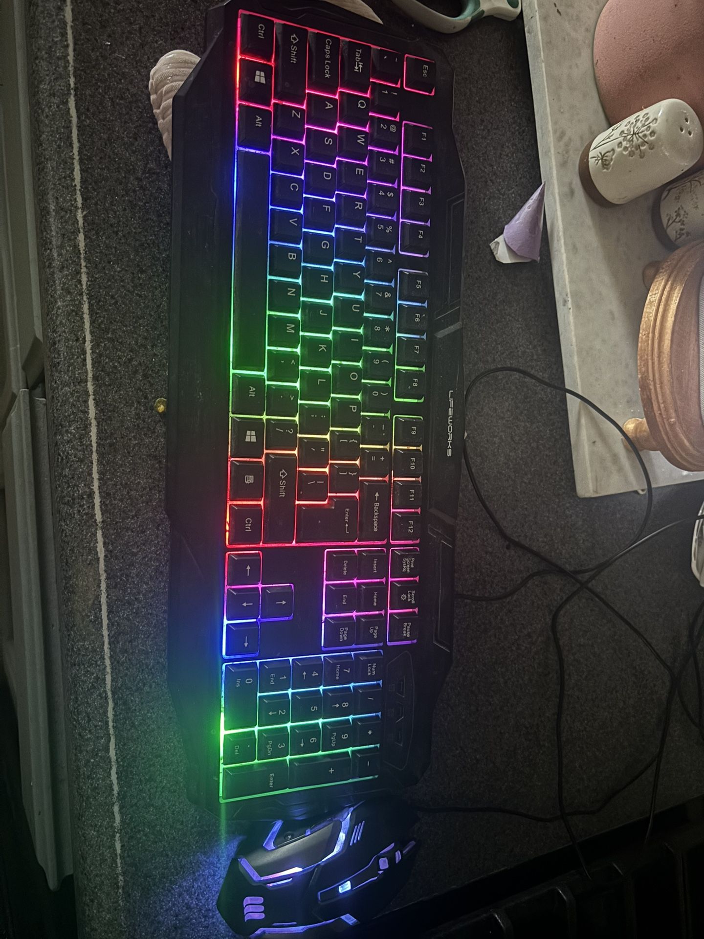 Light up Keyboard And Mouse