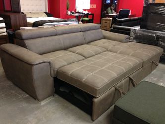 BRAND NEW SLEEPER SOFA WITH THE PULL OUT STORAGE