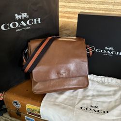 Mens Coach Messenger Bag
