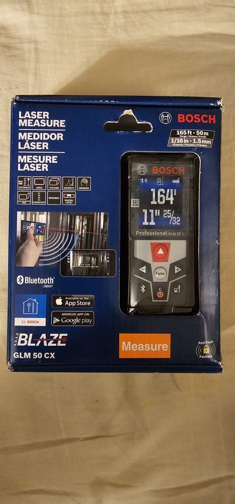 Bosch Laser Measure (Blaze GLM 50 CX)