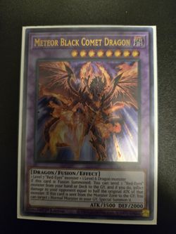 Meteor Black Comet Dragon Yu-Gi-Oh Card