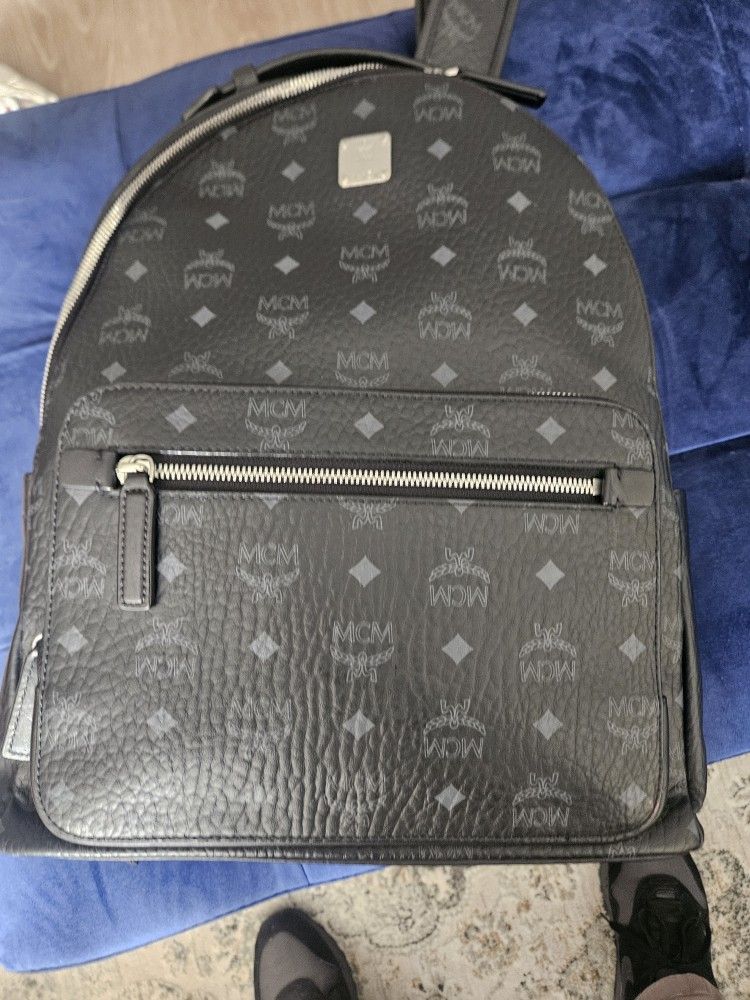 MCM Black Back Pack