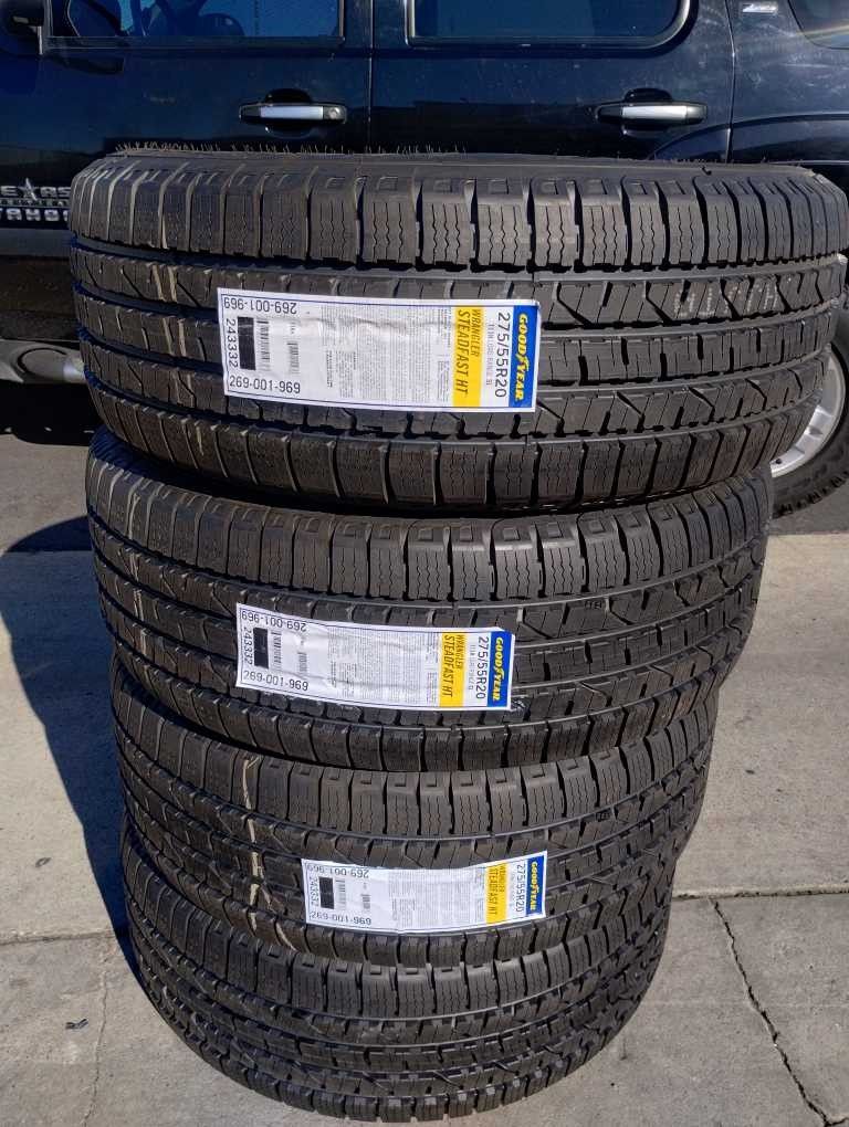 Tires New Goodyear Wrangler Steadfast HT 70,000 Miles $680×4 Install Mount And Balance