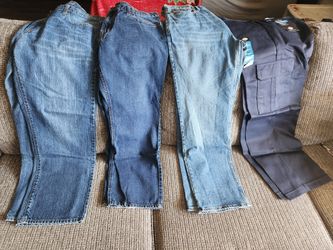 New Dickies Pants And Used Jeans