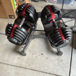Adjustable Weights And Bench 