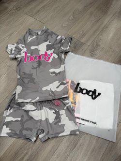 Body by Raven Tracy Camo Two-Piece Set