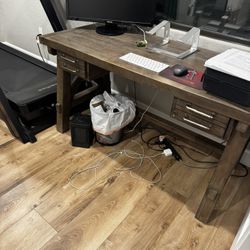 Large Wood Desk