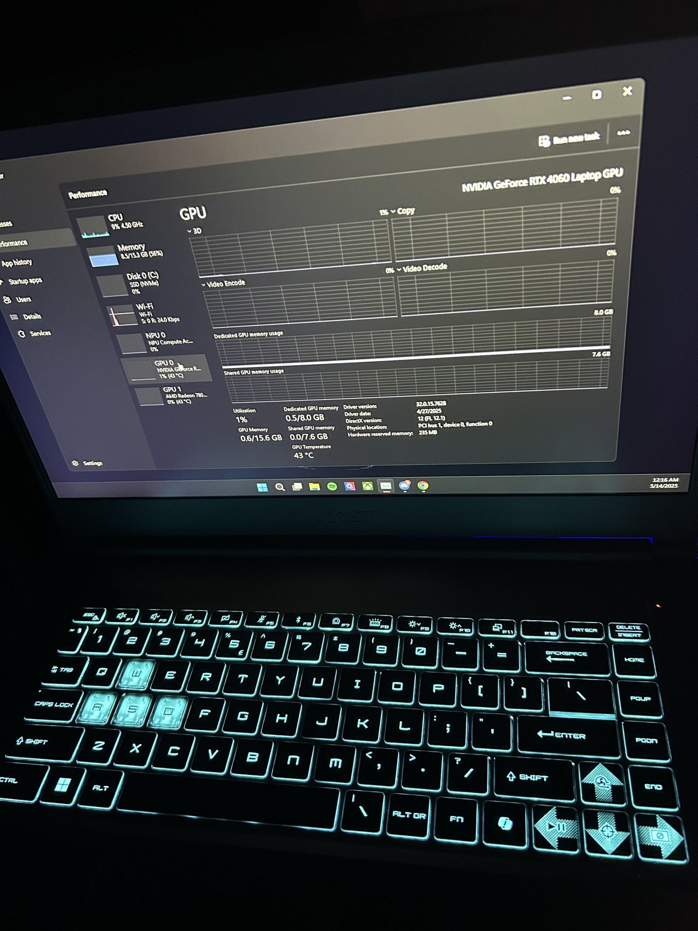 MSI Katana AI B8VF GAMING LAPTOP WITH COOLING PAD