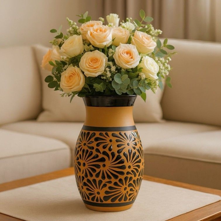 TALAVERA FLOWER VASE 