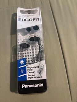 Brand New Factory Sealed Panasonic RP-HJE120 In-Ear Headphones - Black