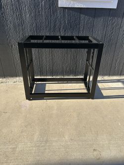 Black Metal 40 Gallon Tank Stand
