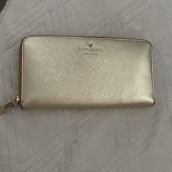 Kate Spade Gold Wallet 