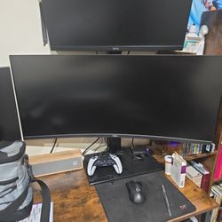 34in Dell Curved Monitor 