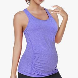 Maternity Pregnancy Tank Top Exercise, Workout Small S