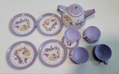 Unicorn-themed Toy Tea Set