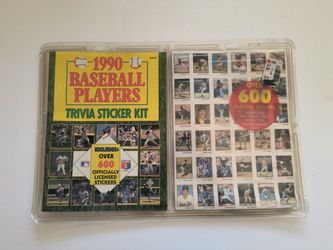1990 Baseball Player Stickers