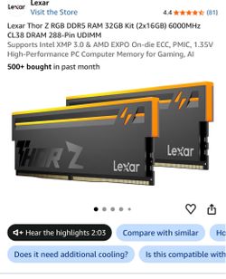 DDr5 ram 2x16 gb 32 gb ram