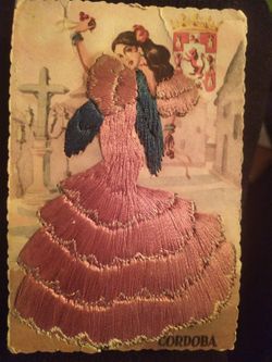 This is a card made by CORDOBA a very well known artist.