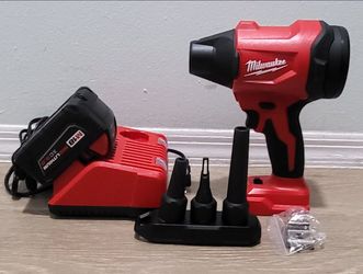MILWAUKEE 18V LITHIUM-ION CORDLESS BRUSHLESS PRECISION BLOWER WITH 1 BATTERY 5.0 AH AND CHARGER KIT