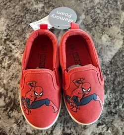 Baby Gap Toddler Spider-Man Shoes Size 6 and Size 7