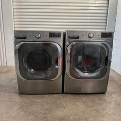 🌀 LG Stainless Steel Set (Washer + Dryer)