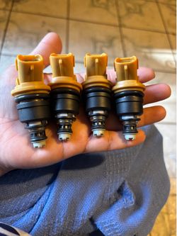 Set of 4 JECS Subaru 550/555cc Side Feed Fuel Injectors – A46-00 – WRX STI