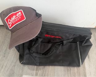 Snap-On Heavy Duty Mechanics Tote and Snap-On Hat