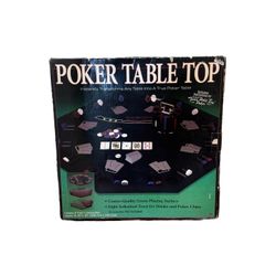 Vintage Poker Table Top Cover