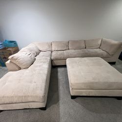 Free - Dania Sectional Microfiber Coach