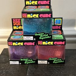 Needoh Nice Cube - BRAND NEW - $12 EACH - Porch Pick Up Macomb 22/Hayes/Garfield - No Holds - First Come First Serve