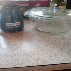 Glass Pot With Cup