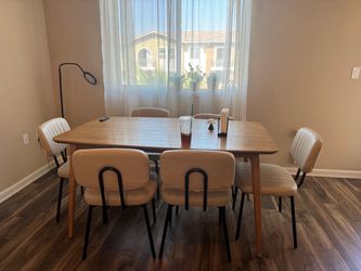 Moving sale for dining table & chairs