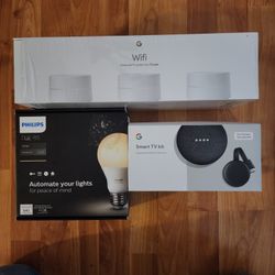 Google Wifi Smart Speaker And Phillips Hue Smart Lights