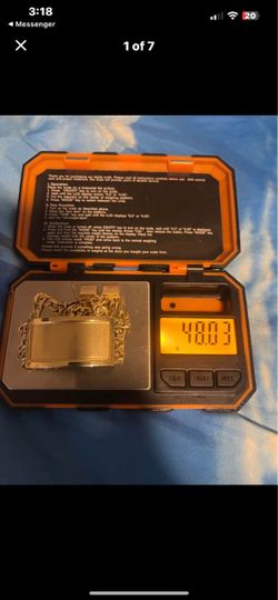 Beautiful man’s  14 kt ID bracelet with Cuban links weigh 48 .3g