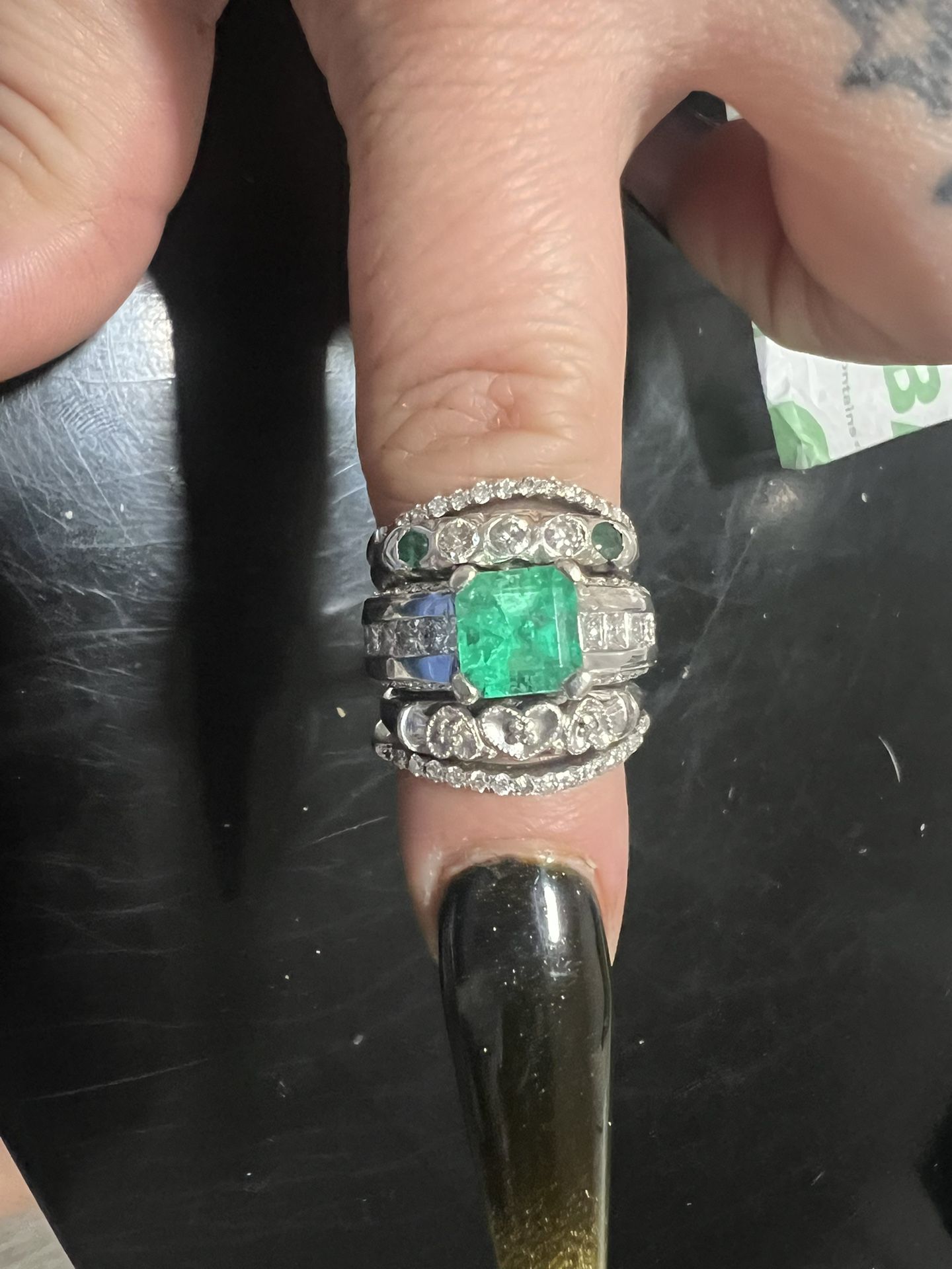 Emerald Wedding Ring