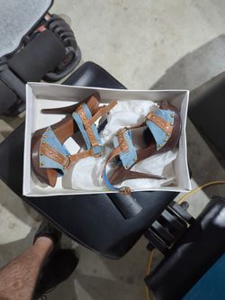Allyson Denim Shoes Size 7