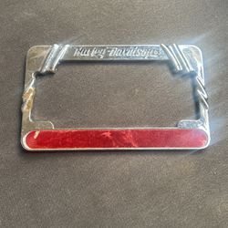 Harley Davidson License Plate Cover