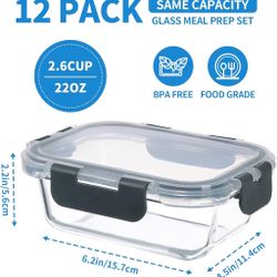 12-pack of 22-ounce glass containers. paquete de 12 envases de vidrio de 22 onzas