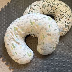 Two Boppy Nursing Pillows
