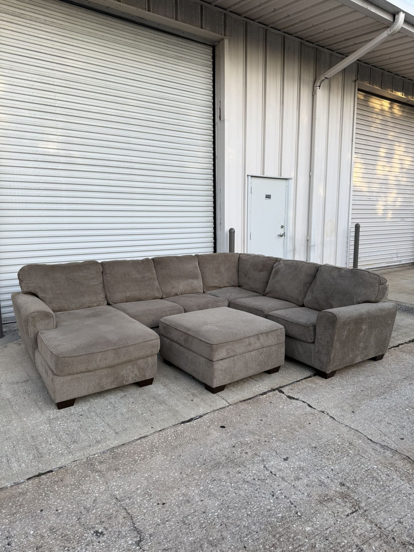 Tan 4-piece Sectional Couch
