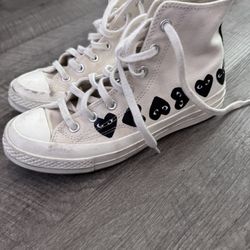 CDG Black Heart Converse