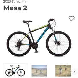 Schwinn Mesa 2 Size Medium Mountain Bike New $695 Msrp