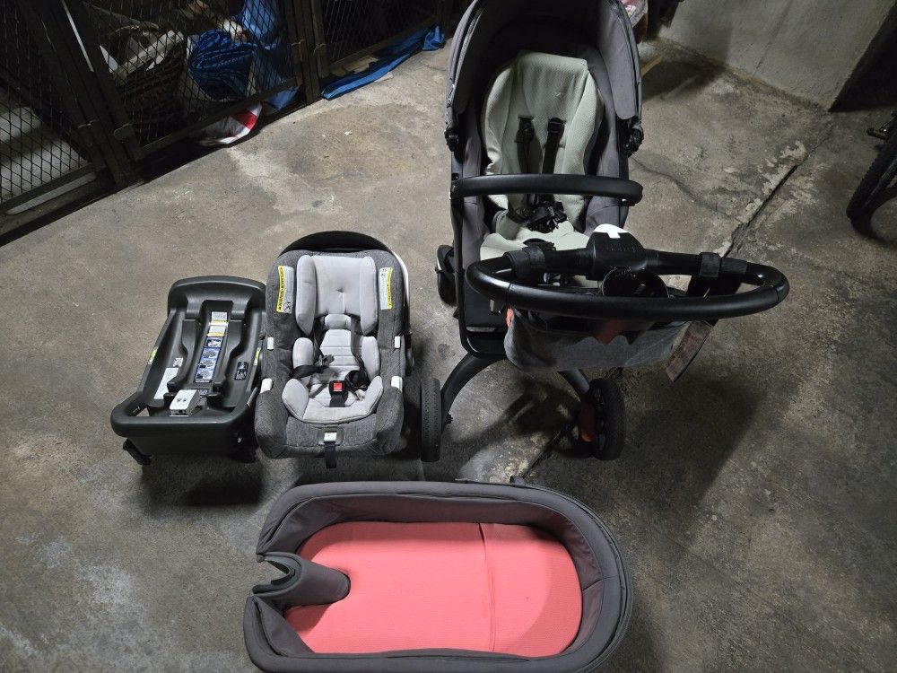 Stokke Xplory Stroller Bassinet And Carseat Travel System