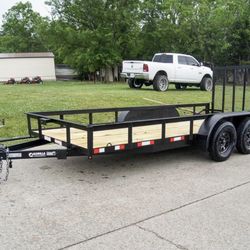 SALE - 2023 6.4x16 Straight Deck Utility Trailer