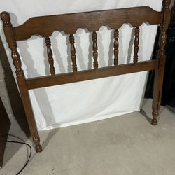 Solid Wood Twin Bed Headboard