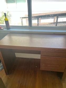 Wood desk