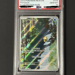 PSA 10 Pokemon Card Psyduck Illustration Rare 151