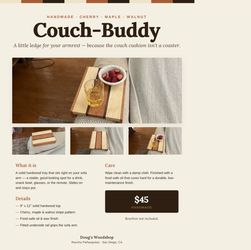 Handmade Customizable Woodworks: Multicolored, Food Safe