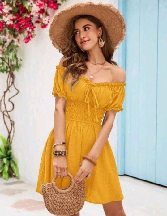 Off the shoulder dress size medium